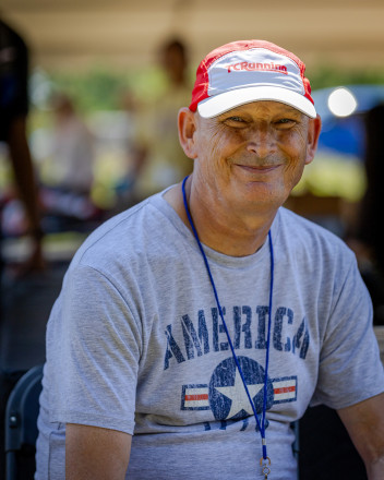 Bob Volunteering - Photo Credit Mike Wheeler