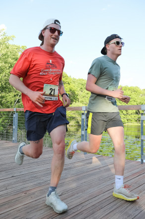 Buds Running the 2024 Lebanon 10KM - Photo Credit Kelcey Knott