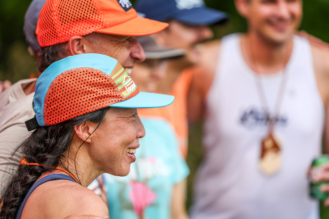 Celebrating the Finish at Afton 2025 - Photo Credit Scott Rokis