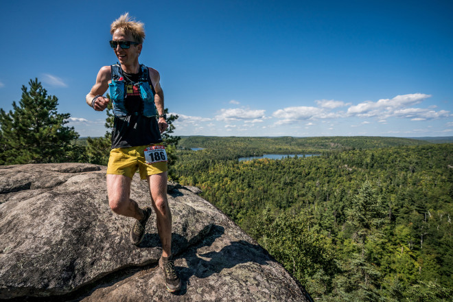 Charlie Rocking it on Mt Trudee - Photo Credit Ian Corless