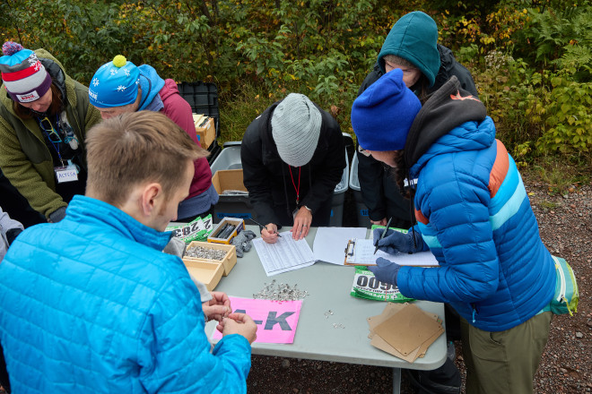 Check In Volunteers at the Marathon SFTR 2025 - Photo Credit Christine Armbruster