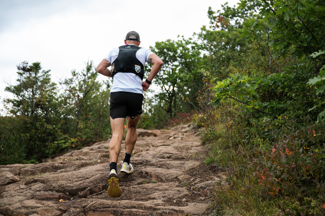 Climbing up to Bean Lake SFTR 2025 - Photo Credit Anastasia Wilde