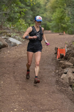 Colleen Enrote to the 50 Mile Win in 2019 - Photo Credit Dan LaPlante