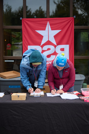Craig and Jen At 100 Mile Check In SFTR 2025 - Photo Credit Christine Armbruster