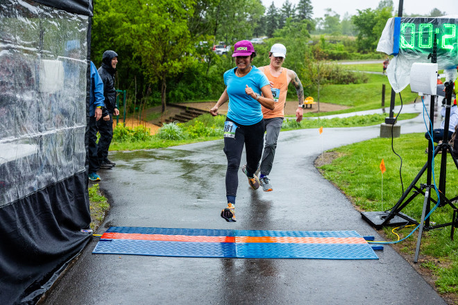 Cruising Across the Finish Line - Photo Credit Scott Rokis