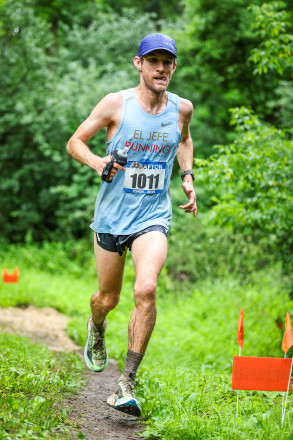 Daniel Docherty EnRoute to the 25K Win in 2025 - Photo Credit Scott Rokis