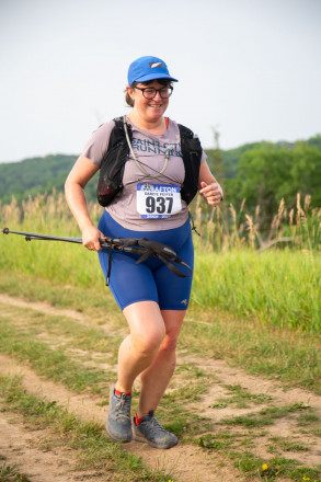 Darcie Enjoying the Run - Photo Credit John Schultz