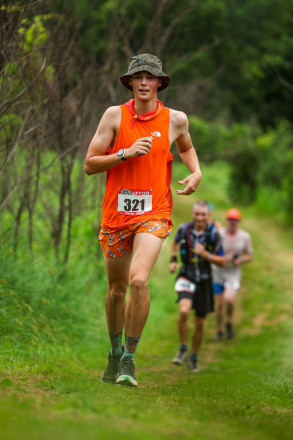 David Running Well as Usual - Photo Credit Scott Rokis