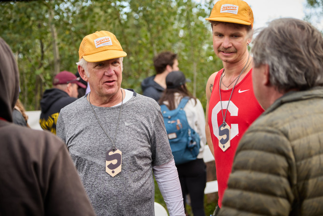 Doug and Daniel Doing Finishing Together SFTR 2025 - Photo Credit Christine Armbruster