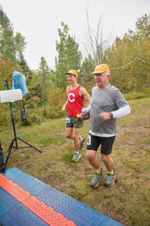 Doug and Daniel Finishing Together SFTR 2025 - Photo Credit Christine Armbruster
