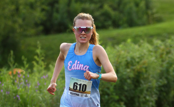 Edina Girls CC Represented at ESTRS Lebanon 7MI in 2024 - Photo Credit Pat Lehnherr