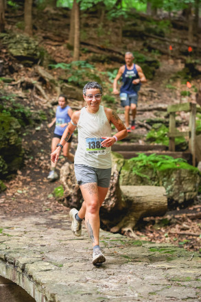 Elizabeth Enjoying ESTRS SLP 5MI in 2025 - Photo Credit Scott Rokis