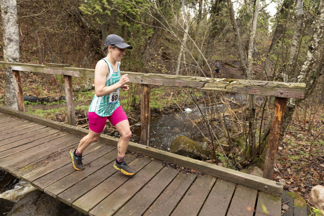 Emma Spoon with a Superior 25K Win in 2024 - Photo Credit Cary Johnson