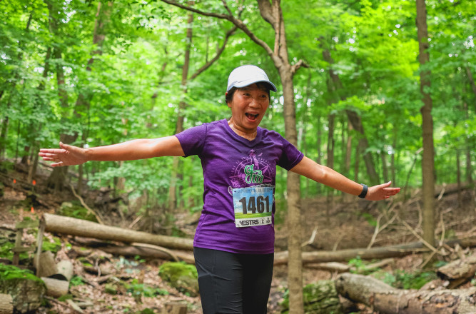 FLying High at ESTRS SLP 5MI in 2025 - Photo Credit Scott Rokis