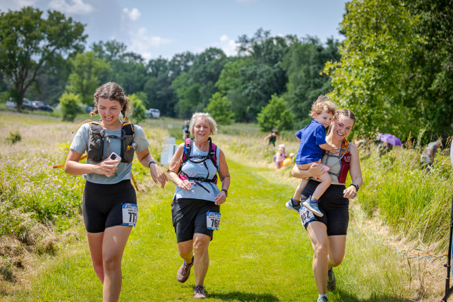 Family Finishing Fun - Photo Credit Mike Wheeler