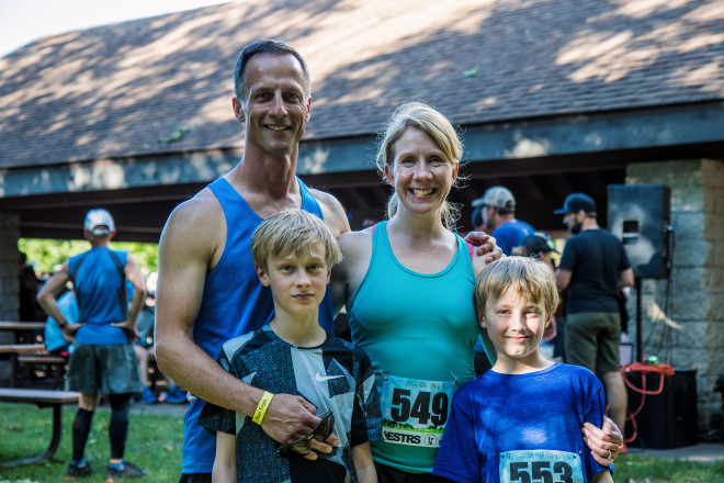 Family Running - Photo Credit Fresh Tracks Media