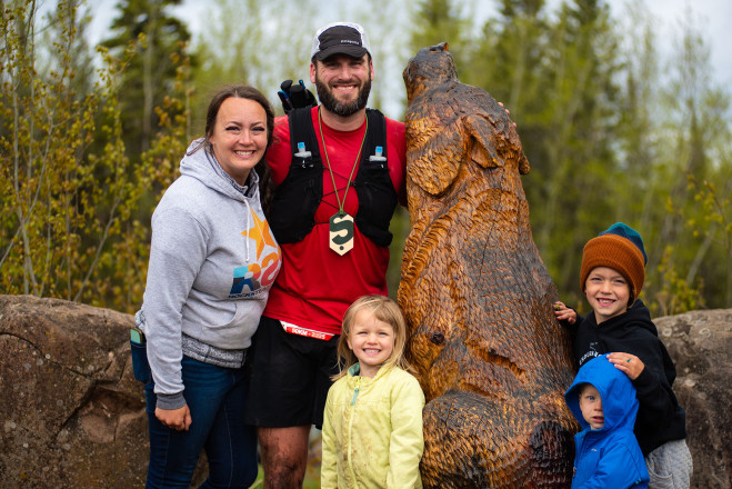 Family at The Finish - Photo Credit Bill Kelley