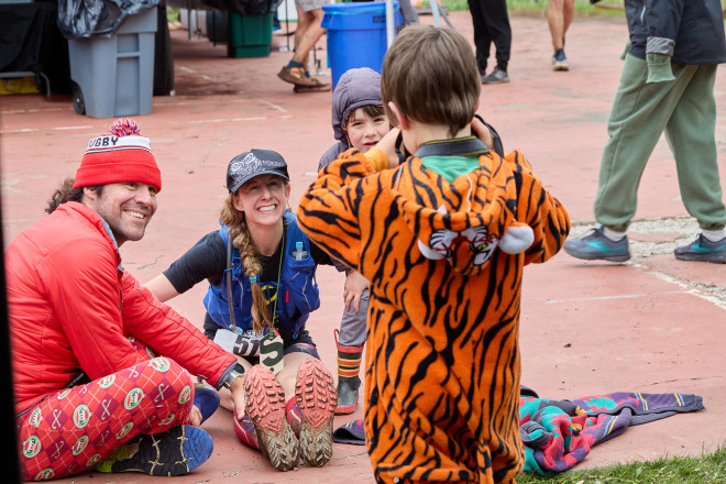 Family at the Finish - Photo Credit Christine Armbruster