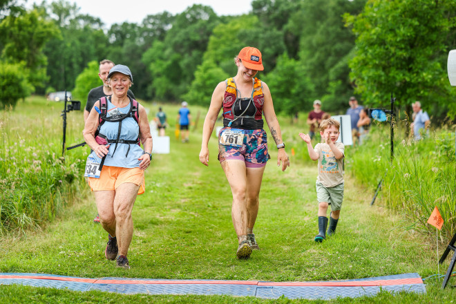 Finishing Together Again in 2025 - Photo Credit Scott Rokis
