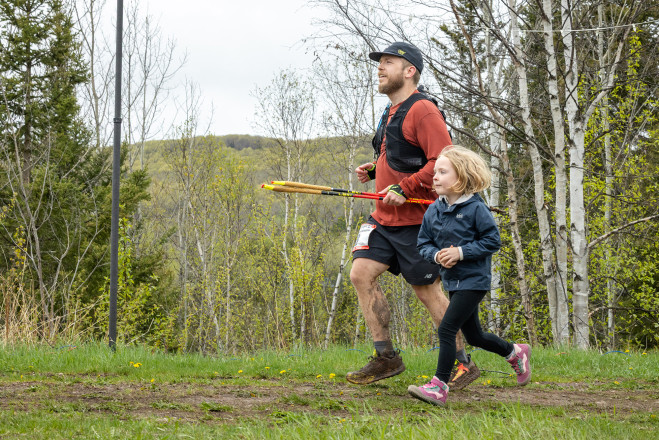 Finishing With Dad - Photo Credit Scott Rokis