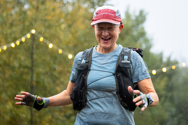 Finishing in the Rain SFTR 2025 - Photo Credit Scott Rokis