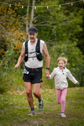 Finishing with Dad - Photo Credit Mike Wheeler