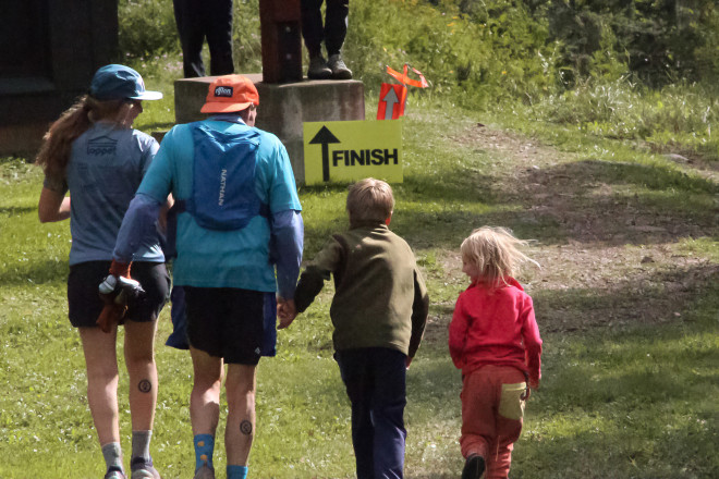 Finishing with Grandpa SFTR 2025 - Photo Credit David Barbee