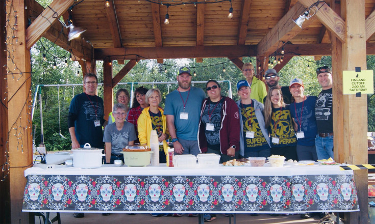 Finland Aid Station Volunteers 2019 - Photo Credit Dawn Long