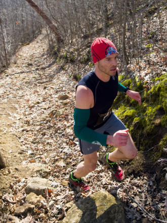 Focus Climbing up Scenic Overlook Trail - Photo Credit Zach Pierce