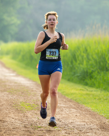 Focused in at the French 5K - Photo Credit Scott Rokis