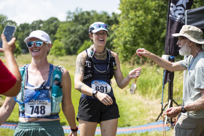 Friends at the Finish - Photo Credit Bill Kelley