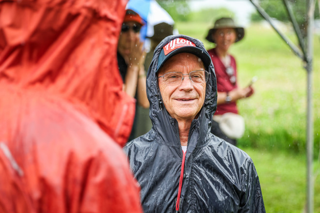 Gary Sheets Holding Down the Finish Line in 2025 - Photo Credit Scott Rokis