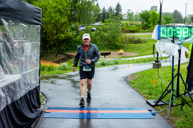 Gary in Sheets of Rain - Photo Credit Scott Rokis