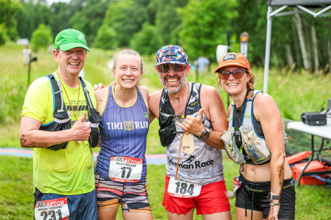 Good Pals on the Finish Line at Afton - Photo Credit Scott Rokis