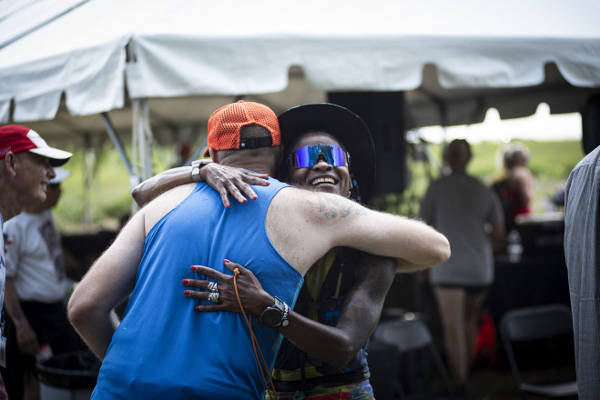 Hugs All Around - Photo Credit Bill Kelley