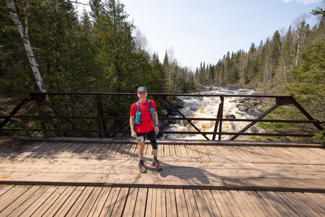 Jeff Goldstein at the Poplar River - Photo Credit Scott Rokis