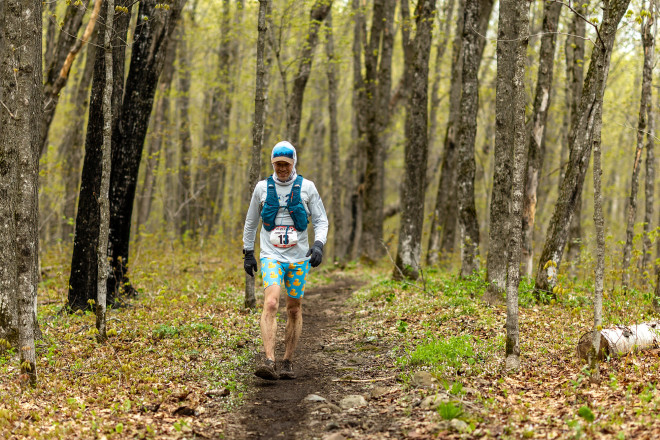 Joe in the Maple Forest - Photo Credit Scott Rokis