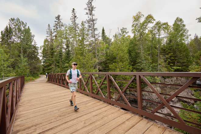 John Crossing the Mighty Temperance SFTR 2025 - Photo Credit Christine Armbruster