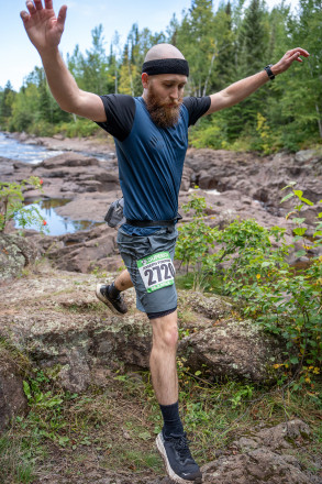 Joseph Navigating The Rocks at Temperance SFTR 2025 - Photo Credit Tryg Solberg