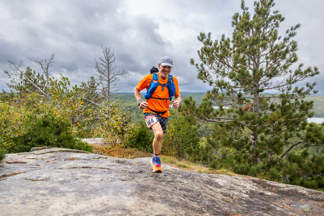 Kevin Montroy on Mt Trudee SFTR 2025 - Photo Credit Scott Rokis