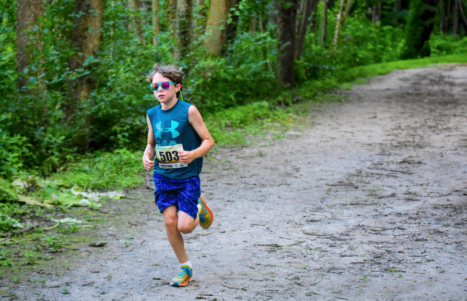 Kid Cruising at the 2024 French 5K - Photo Credit David Markman