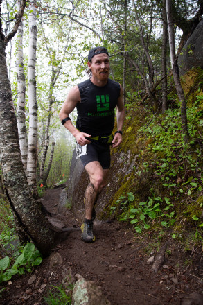 Kirk Rolling on Carlton Peak - Photo Credit Cary Johnson