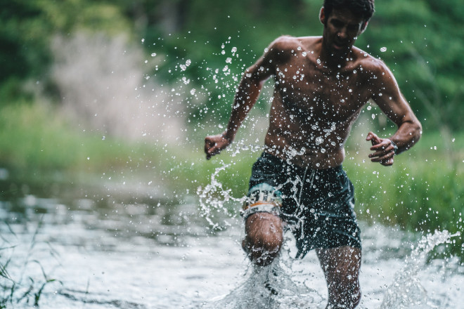 Kurt Murphy 5K Water Crossing - Photo Credit Fresh Tracks Media