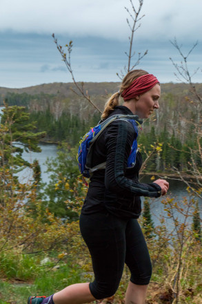 Lake Agnes Running - Photo Credit Mike Wheeler