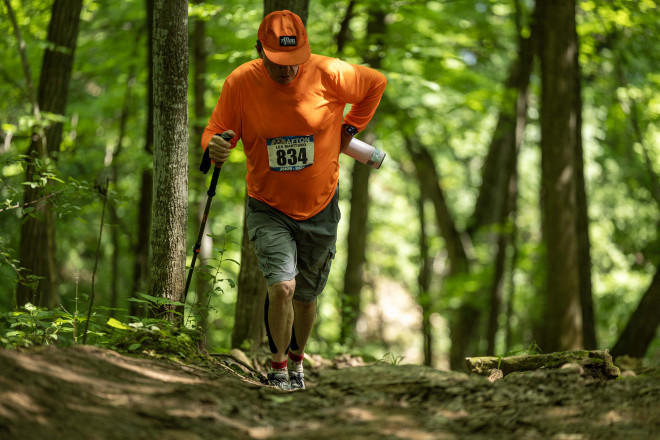 Les on Meatgrinder Hill - Photo Credit Cary Johnson