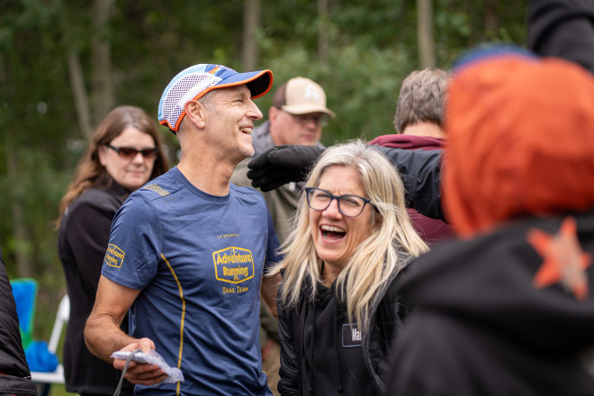 MN Mainstay Andy Holak Finishing the 100 in 2025 - Photo Credit Jamison Swift