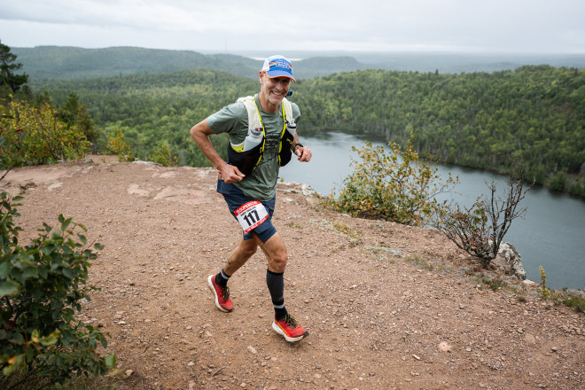 MN Trail and Ultra Running Mainstay Andy Holak at SFTR 2025 - Photo Credit Anastasia Wilde