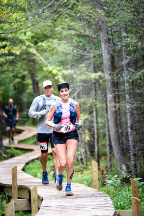 Mindy and Nick Coming Into Beaver Bay SFTR 2025 - Photo Credit Shanna Hainlen