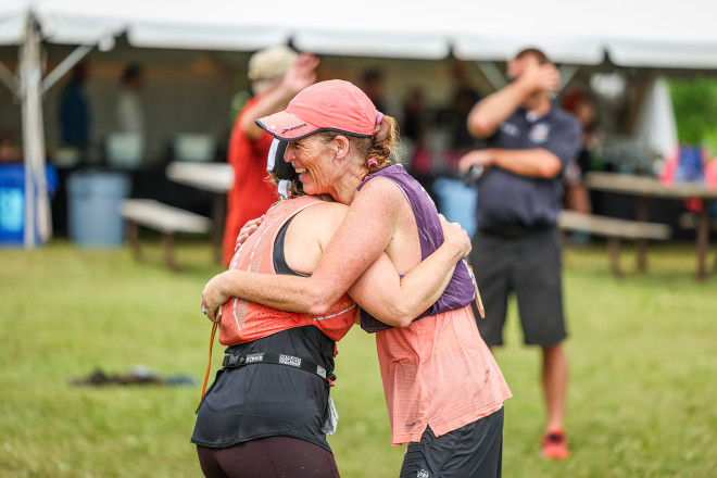 More Teamwork at the Afton Trail Run - Photo Credit Scott Rokis