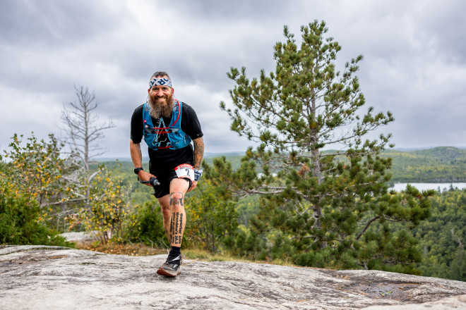 Nikk Adams at Mt Trudee SFTR 2025 - Photo Credit Scott Rokis